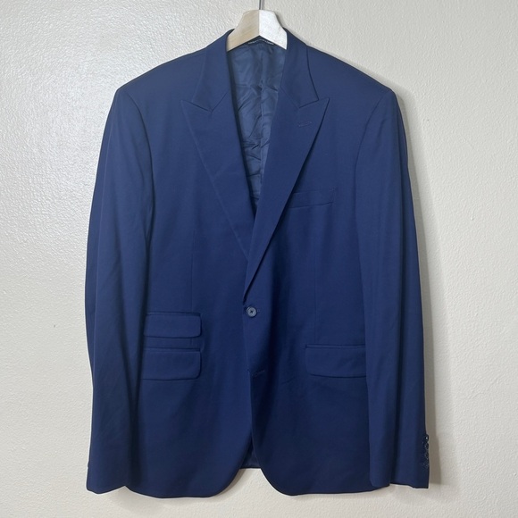 coppley Other - Coppley 1883 Blazer Men’s 46W36T Blue Loro Piana Super 130 2 Button Sport Coat